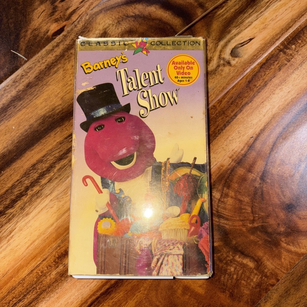 Barney Classic Collection VHS Lot of 4 White Tapes Tested and Works - Picture 7 of 13